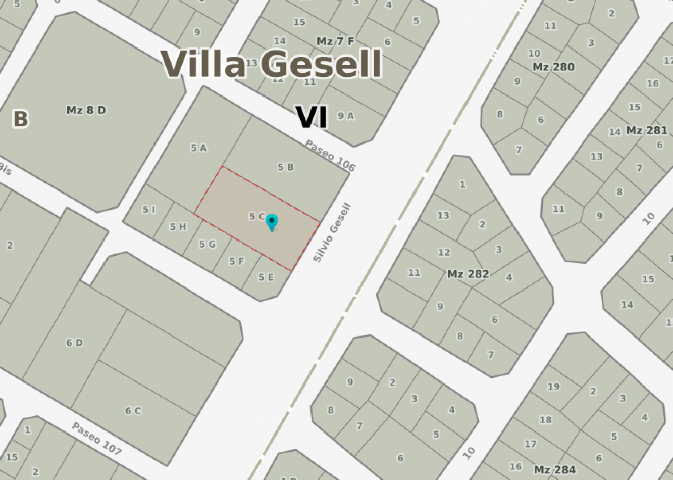 UNICO E INMEJORABLE LOTE EN VENTA SOBRE BOULEVARD SILVIO GESELL
